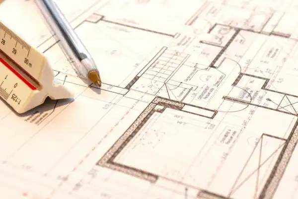 Image of architect Newhaven drawings