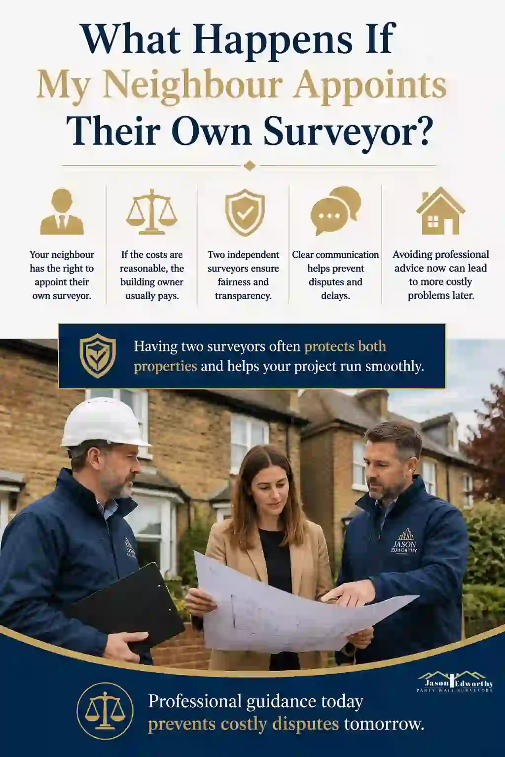 What Happens If My Neighbour Appoints Their Own Surveyor Newhaven?