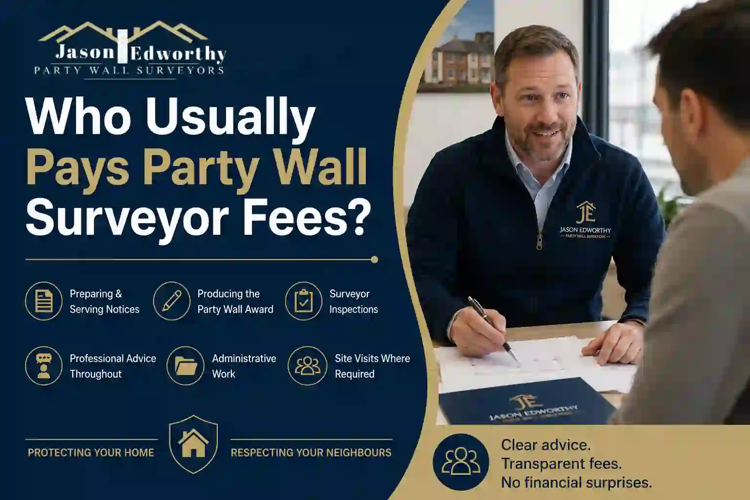 Who Usually Pays Party Wall Surveyor Fees Newhaven?