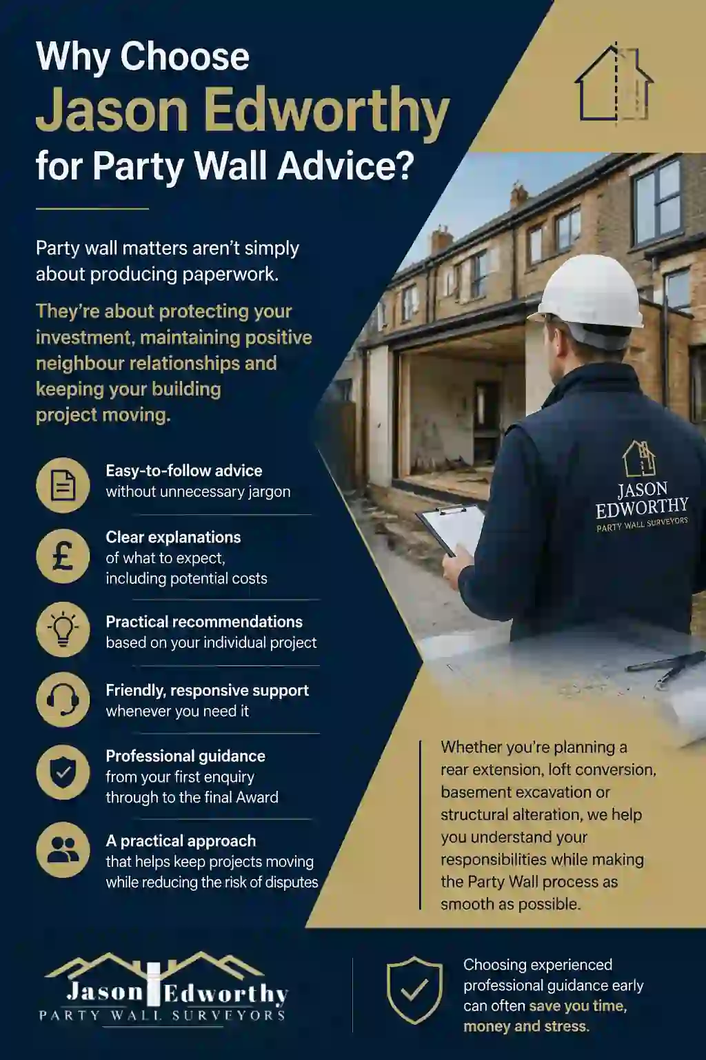 Why Choose Jason Edworthy for Party Wall Advice Newhaven?
